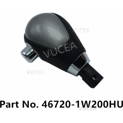 OEM 467201W200HU 467201W200 Genuine Auto Transmission Leather Gear Shift Lever Knob For Kia Rio 2011 2012 2013 2014 2015 2015