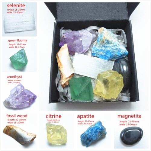 Rough Mineral crystal stone Natural mixture Raw quartz gemstone Specimen Irregular Crystals Healing