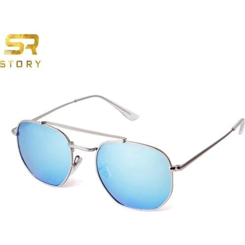 STORY Luxury Mens Polarized Sunglasses Driving Sun Glasses For Men Women Brand Designer Vintage Black Pilot Sunglasses UV400