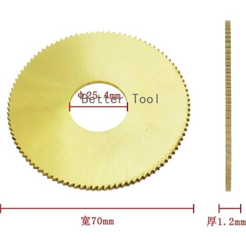 Key Cutting Machine Blade For Defu 100E1 Power Tools Circular Saw Blade Titanium 1 Inch Hole Thin Titanium Cutter