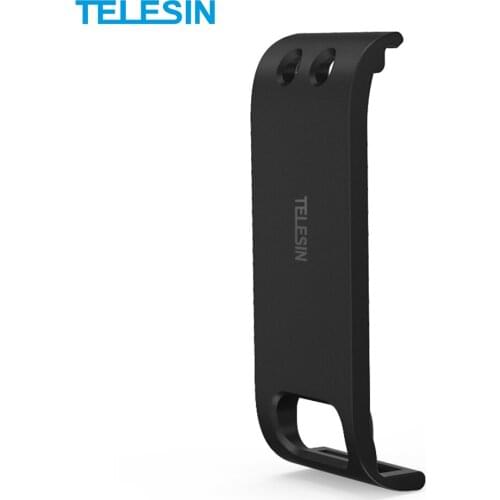 TELESIN Protective Battery Door Side Cover with Reserved Type-C Charging Port and Strap Replacement for GoPro Hero 9