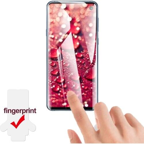 For Samsung Galaxy S10 Plus S10E Screen Protector Full Nano Hydrogel Protective Film on Samsung S10 E S10 plus Finger Wake Up