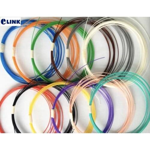 1000mtr 0.9mm tighted fiber optic cable G652D Singlemode colored cable blue orange white gray brown fibre wire 1km ELINK