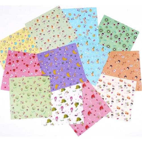 12 Kinds of Patterns Paper Craft 72 Sheets 15X15cm Mix Color Flower Patterned Folding Paper Square Origami Papers DIY Kid Gift