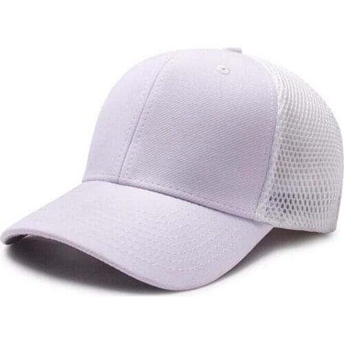 Seioum 2018 Simple Mesh Baseball Cap Women Snapback Hat Summer Messy Bun Hats Casual Adjustable Sport Caps Drop Shipping