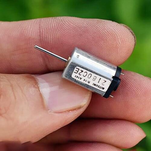 5PCS Mitsumi Flat Precision M20 Micro Electric Motor DC 3.7V 6V 21000RPM Metal Brush Low Power Long Shaft Solar Production