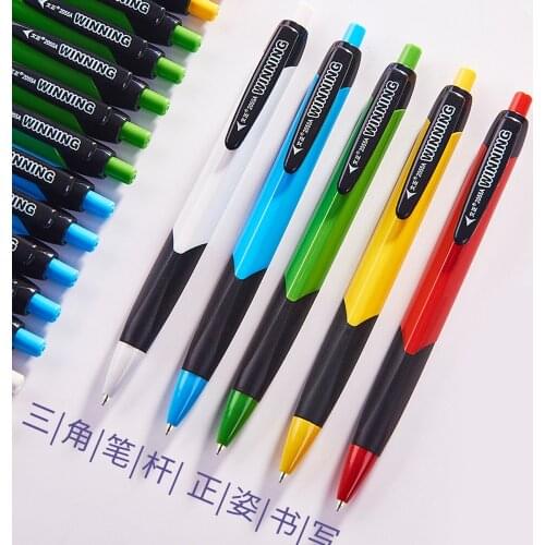 50Pcs/lot Super Smooth Press Oil Ball Point Pen 0.7mm Fine Pens Ballpoint Pen Blue Writing Refill School Office Supplies