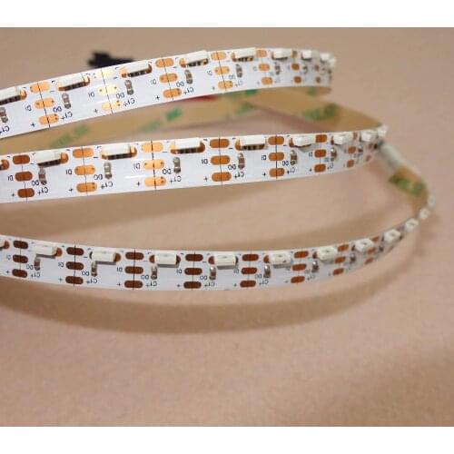 Addressable side-emitting 90LEDs/m DC5V SK6812-SIDE-4020 led smart strip,WHITE PCB,NON-waterproof,with 90pixels/M