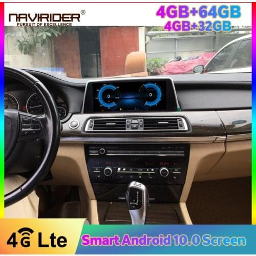 10.25inch 2.2GHz Android 10 Stereo For BMW 7 Series F01 F02 2009-2015 CIC NBT Car Radio Multimedia 4G IPS Navigation GPS 2din