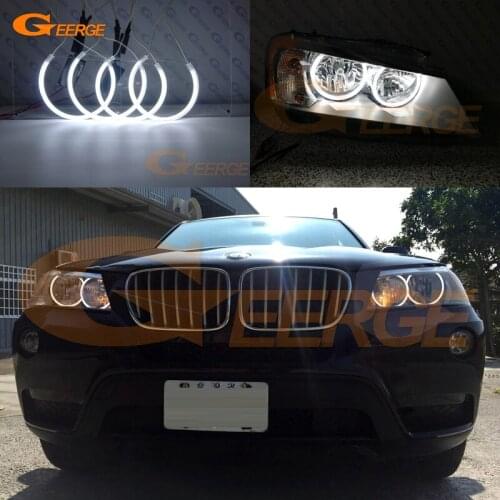 Day Light Ultra bright CCFL Angel Eyes Halo Rings kit Car styling For BMW X3 F25 2010 2011 2012 2013 2014 Pre facelift headlight