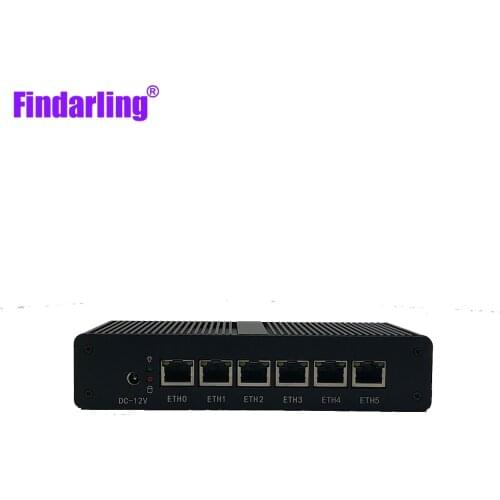 Dual core Intel Pentium 4405U 2.1Ghz Pfsense Router Server SSD DDR4 6*1000M Lan Intel I211 Linux HD-MI VGA Dual Display Computer