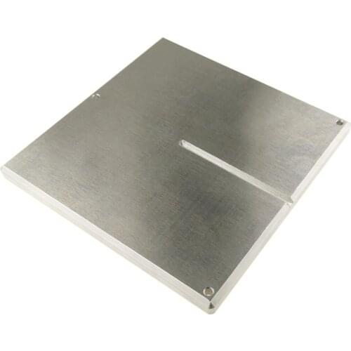 Funssor 8X120X120mm Voron 3D Printing Accessories heated Hot Bed Support formplate Aluminum Plate Z-Axis Support plate