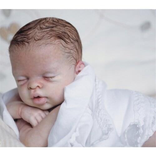 NPK 10inch Reborn Katie Mini Doll Kit Soft Touch Lifelike Prototypes Unfinished Doll Parts