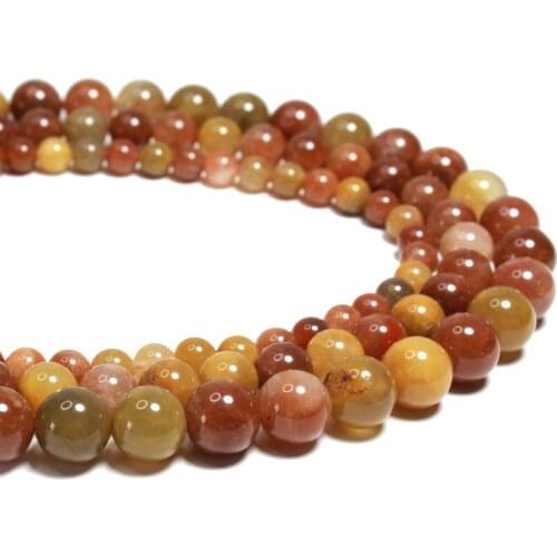 New Natural XinJiang China Jades Lighter Imperial Jades Round Stone Beads For Jewelry Making DIY Bracelet Necklace 6/8/10MM