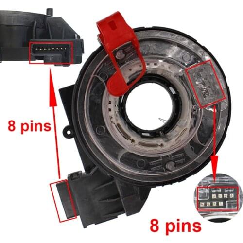 Spiral Cable Clock Spring 1K0959653C For VW Golf GTI Jetta EOS Rabbit Caddy R32 Audi Seat Altea Leon Toledo Skoda Octavia Superb