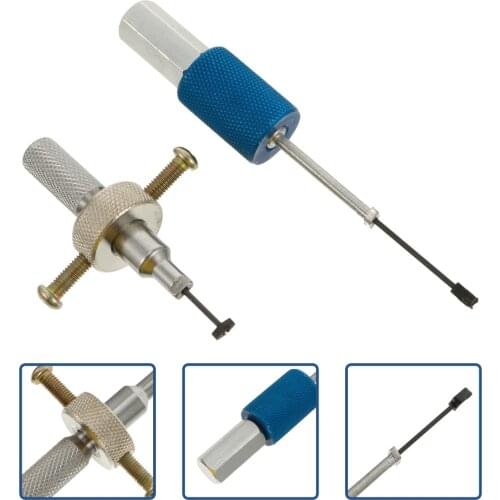 2pcs Locksmith Padlock Tool Home Repair Tool Lock Picks Set Disc Detainer