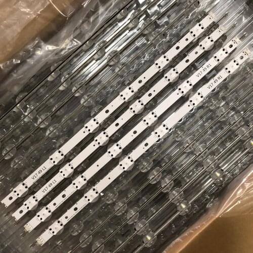 LED Backlight strip 12 lamp For LG 49" V17 ART3 TV 49LV340C JB3B1591A02499 49UV340C 49UJ6565 6916L-2862A 2863A LC490DGG 49uj670v