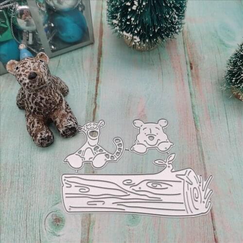 Winnie the Pooh New Metal Cutting Dies for Scrapbooking DIY Album Embossing Folder Paper Card Maker Template Stencils