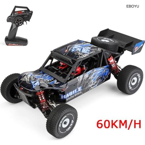 WLtoys 124018 RC Car 1:12 Scale 2.4GHz Remote Control Car 4WD 60km/h High Speed Racing Car Off-Road Buggy Drift Car RTR Toys