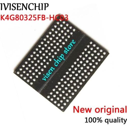 1pcs K4G80325FB-HC03 K4G80325FB-HC25 K4G80325FB-HC28 BGA