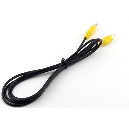 10pcs 3.5mm 1/8" Mono Male Plug To Single RCA Male Audio Video Cable Adapter Cord 1.5M