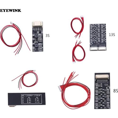 3S 4S 6S 8S 13S 17S 20S 24S Li-ion Lifepo4 LTO Lithium Battery Active Equalizer Balancer Board Balance Capacitor BMS