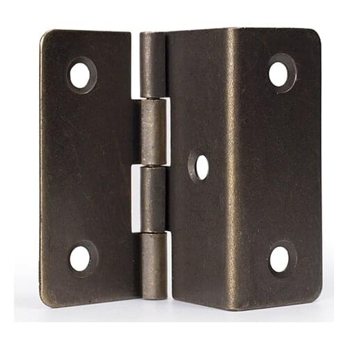 Antique bronze color iron 2" Hinge for Furniture Door open 270 degree furniture Hinge with free screws