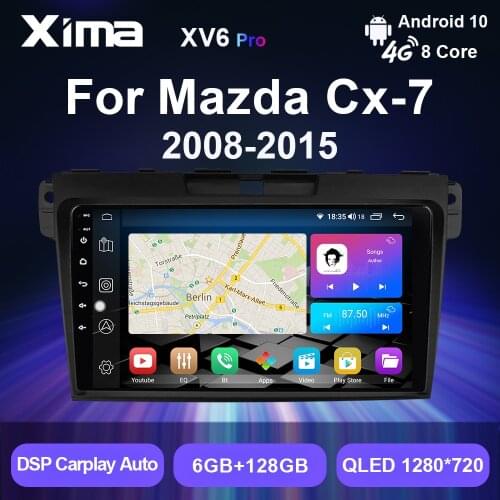 Car Android 9.0 2 din Radio Video Multimedia Player For 2007 2008 2009 2010 2011-2014 MAZDA CX-7 cx7 cx 7 GPS Navi Head Unit
