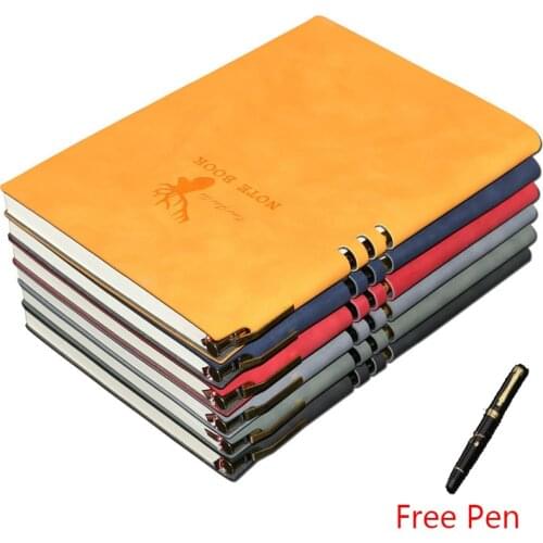 A5/B5 Notebook with Bookmark 240 pages Journals Agenda 2021 Sketchbook Diary Planner Notepad Office School Supplies Free Pen