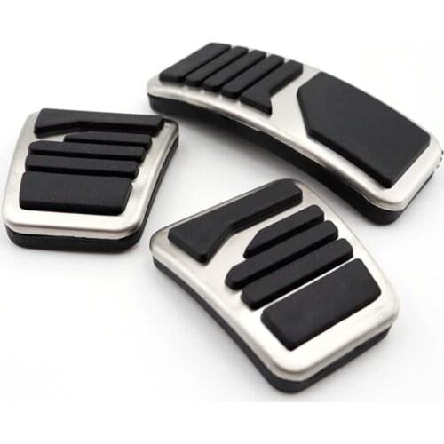 Stainless Steel Brake Gas Pedal Pad Cover For 2007-2021 Mitsubishi Outlander Sport ASX Eclipse Cross Pajero RVR Lancer