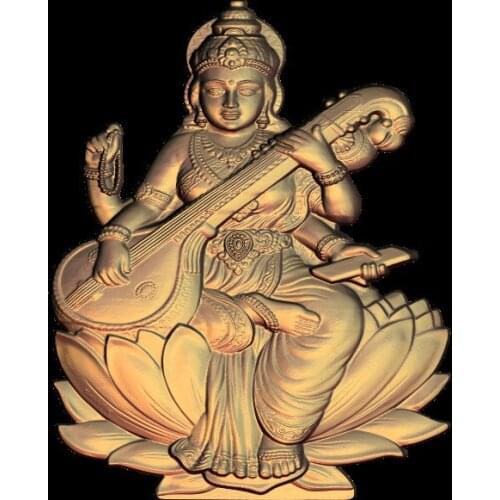 Four hands buddha 3D STL Model for CNC Router Engraver Carving Machine Relief Artcam aspire M68