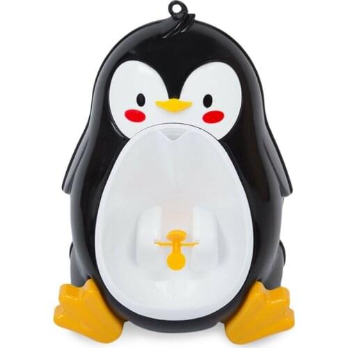 Baby Boy Potty Toilet Training Penguin Children Stand Vertical Urinal Boys Pee Infant Toddler Wall-Mounted