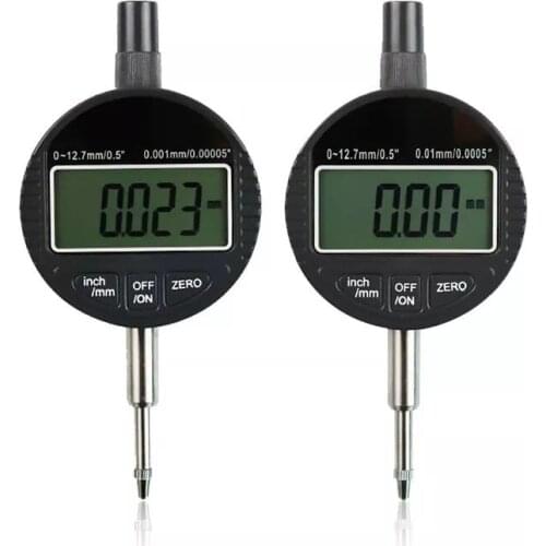 0-12.7mm/0.5" 0-25.4mm/1" Range Gauge Digital Dial indicator Precision Tool 0.01mm/0.0005" 0.0001mm/0.00005" Tester Tools