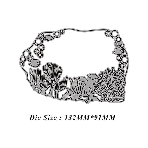 JMCRAFT 2021Marine Life Seaweed And Fish #3 Metal Cutting Dies DIY Scrapbook Handmade Paper Craft Metal Steel Template Dies