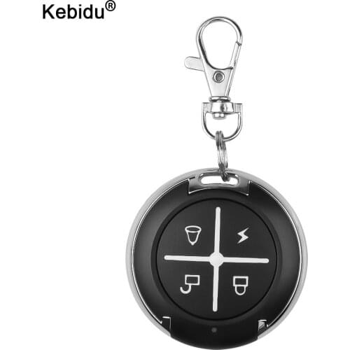 Kebidu 433Mhz Remote Control Controller For Gate Wireless RF 4 Channel Electric Cloning For Gate Garage Door Keychain