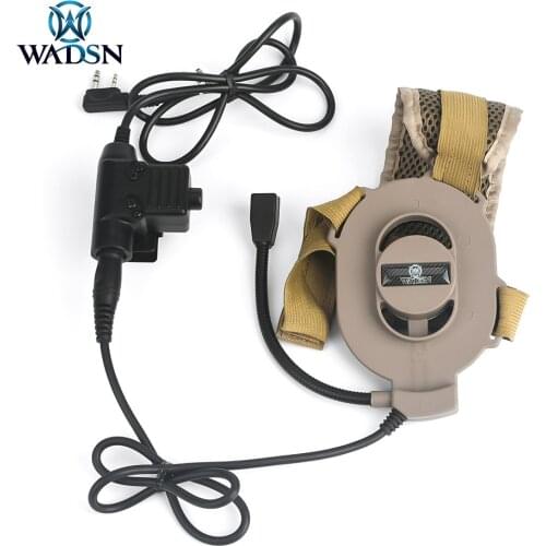 WADSN Tactical zBowman Elite II Communication Headset Shooting Military Single Microphone Headset With Update Kenwood PTT