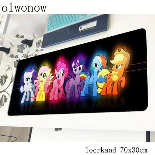 My little pony mousepad gamer cute 700x300x3mm gaming mouse pad hot sales notebook pc accessories laptop padmouse ergonomic mat