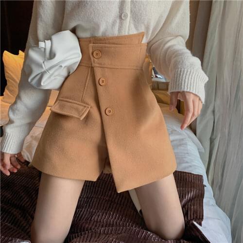 Lucyever Women's Wool Shorts