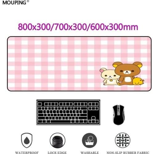 Mausepad Gamer Keyboard Cute Mouse Pad Super Creative Computer Deskmat Office Table Gamer Girl Accessories Kawaii DropShipping