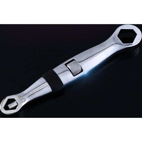 Adjustable 23 in 1 Metric Double Ends Wrench 50VB30 CR-V Multifunctional Universal Plum Nut Spanner 7-19mm Car Repair Tool