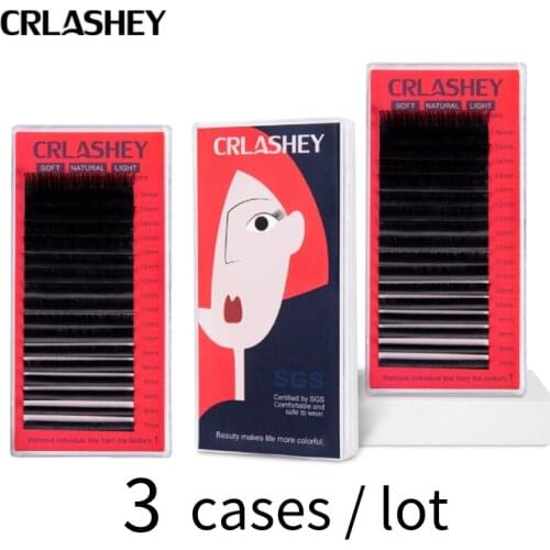Eyelash Extension 3boxes/set Faux Lash individual Eyelash Extension Lashes maquiagem cilios for professionals 17Rows Wholesale