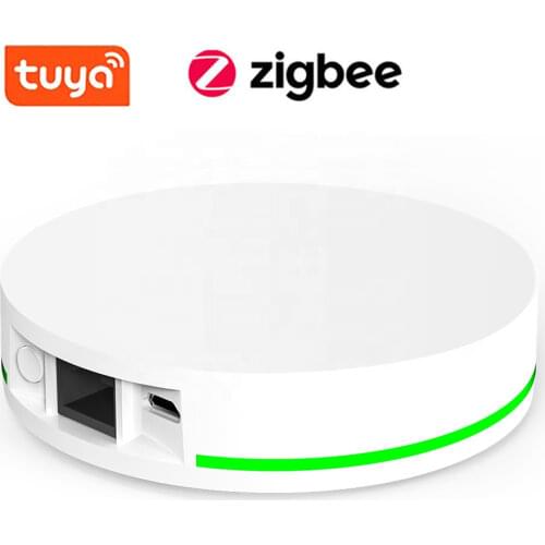 Zemismart Tuya Zigbee Gateway with Network Cable Socket Wired Connection Alexa Google Home Remote Control Zigbee 3.0 Wired Hub