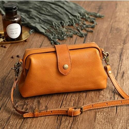 Fashion 2021 Women Real Genuine Leather Shoulder Bag Female Small Mini Crossbody Bag Lady Daily Party Messenger Bags for Phone