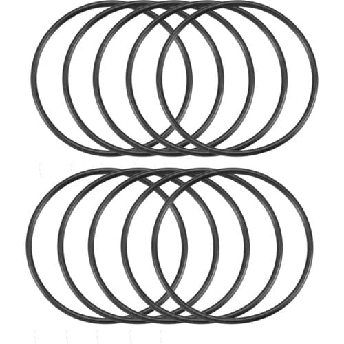 Uxcell Hot 10 Pcs/lot 1.5mm Thickness Black Rubber O Ring Oil Seal Gasket Washers Id 30mm 35mm 39mm 42mm 45mm 47mm 50mm 52mm