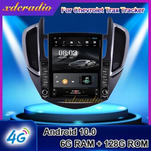 Xdcradio 10.4" Tesla Style Screen Android 10 For For Chevrolet Trax Tracker Car Radio DVD Multimedia Video Player GPS Navigation
