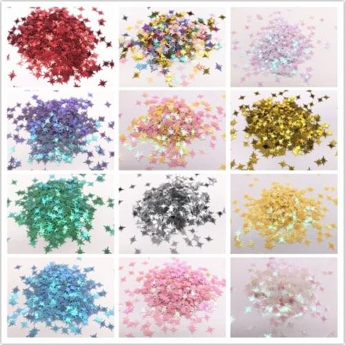 10g/Bag 10mm AB Result Ultra-Thin Polygonal Star Sequins PVC Paillettes 3D Nail Art DIY Wedding Craft Lentejuelas Accessories