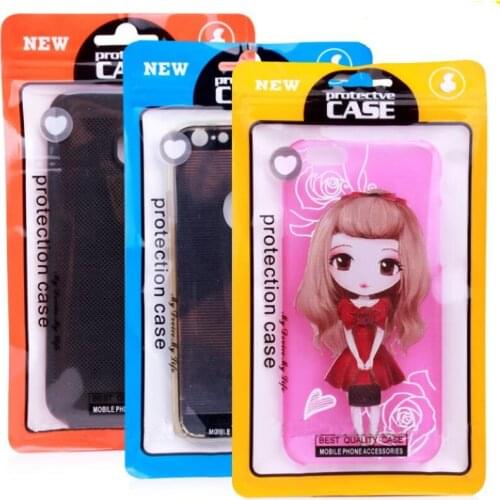 100 pcs Personality Design for Luxury Bags OPP packaging bags for cell mobile phone cases for HUAWEI P9 P9 lite