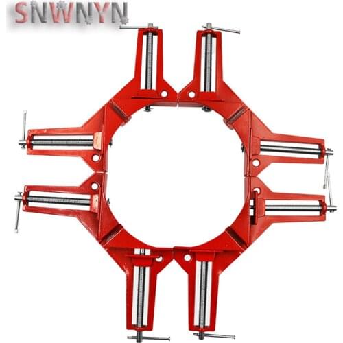 4PCS/SET 90 Degree Right Angle Clip Picture Frame Corner Clamp 100MM Mitre Clamps Corner Holder Woodworking Tool