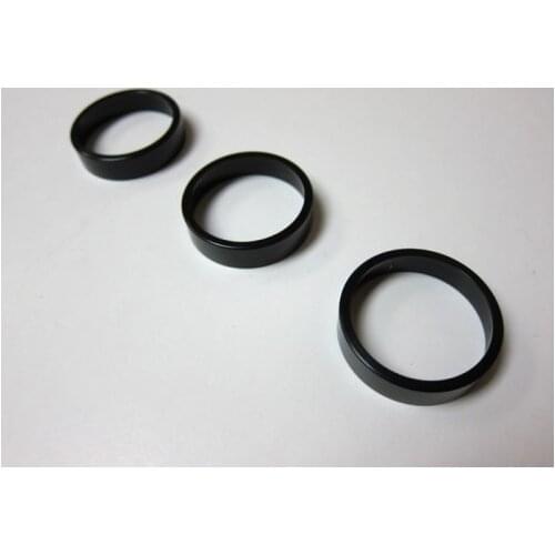 Aluminium Bezel For Climatronic Dial - Set of 3 Rings Gloss Black - for VW Golf Jetta MK5 , Passat B6 EOS New Scirocco Tiguan