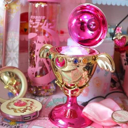 Anime Cardcaptor Sakura Chocoolate Sailor Moon Rainbow Moon Chalice Proplica Humidifier Figure